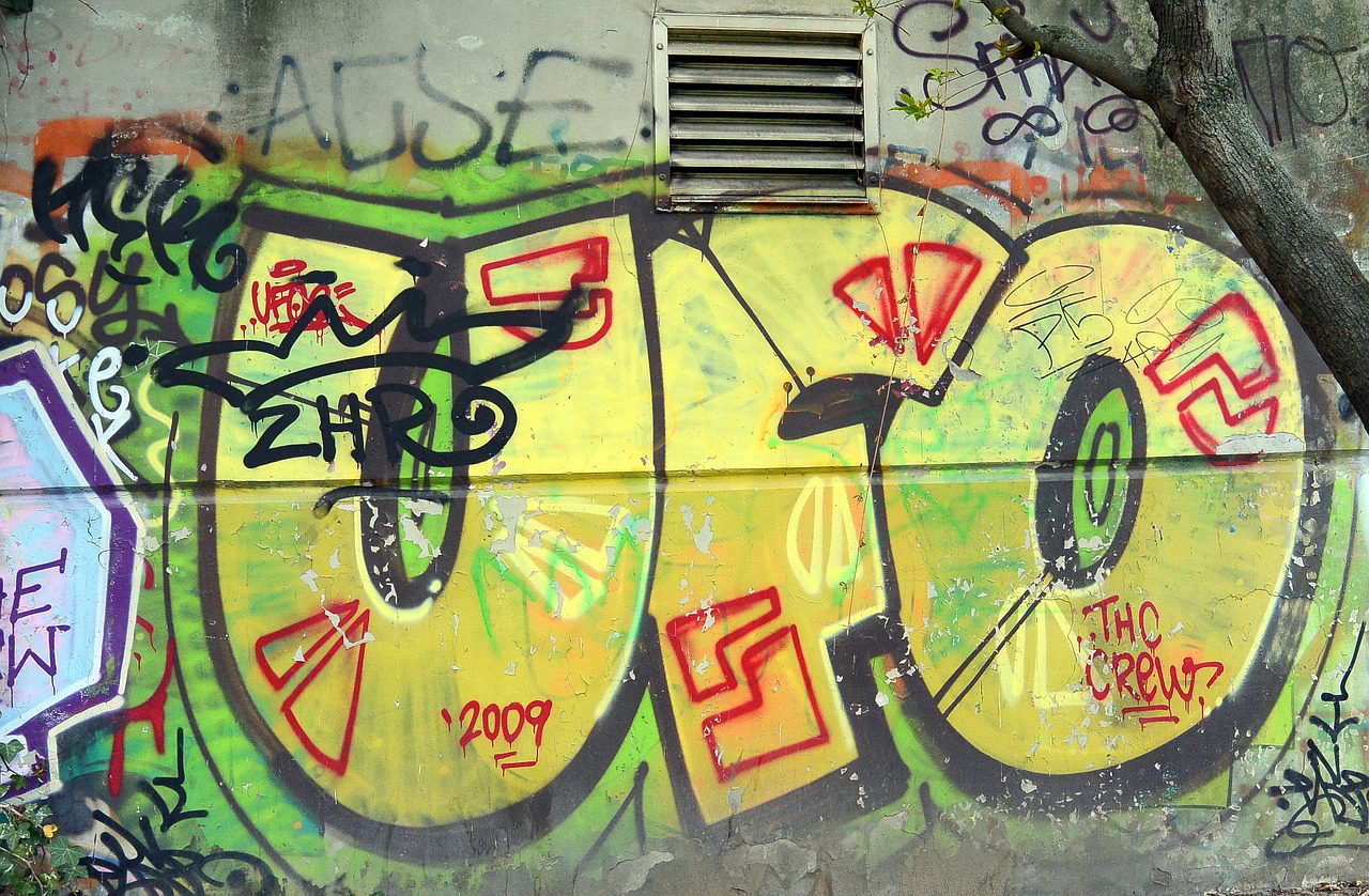 М416 красочное граффити