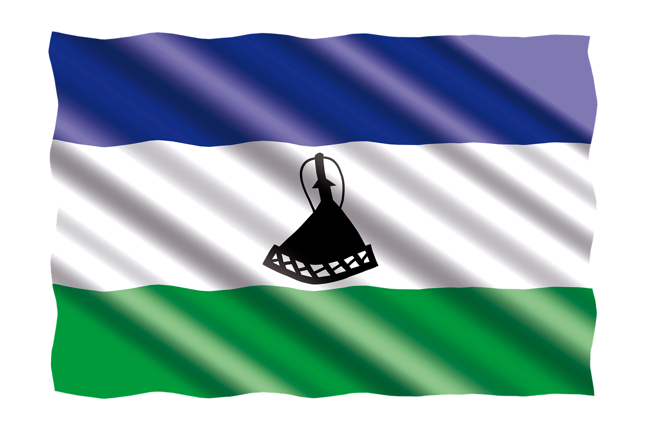 Флаг лесото
