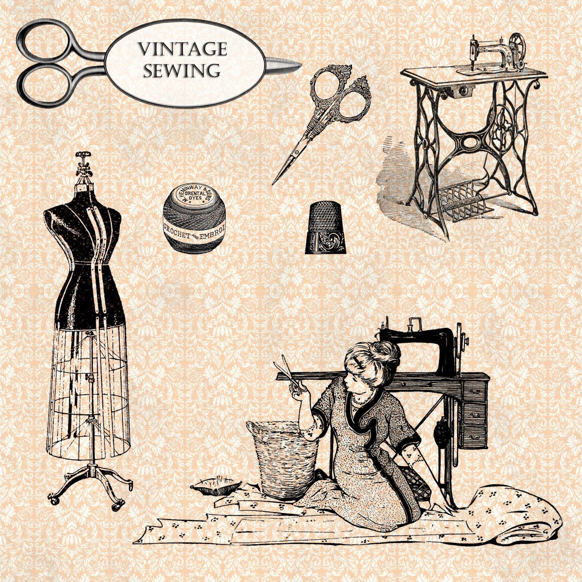 Рисунки на тему шитья