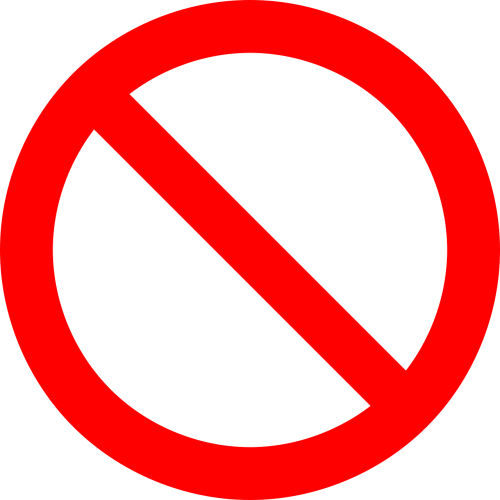 Download free photo of No symbol,prohibition,sign,prohibited,symbol ...