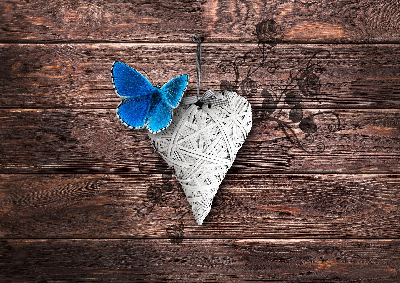 Download Deco Heart Butterfly Free Photo.